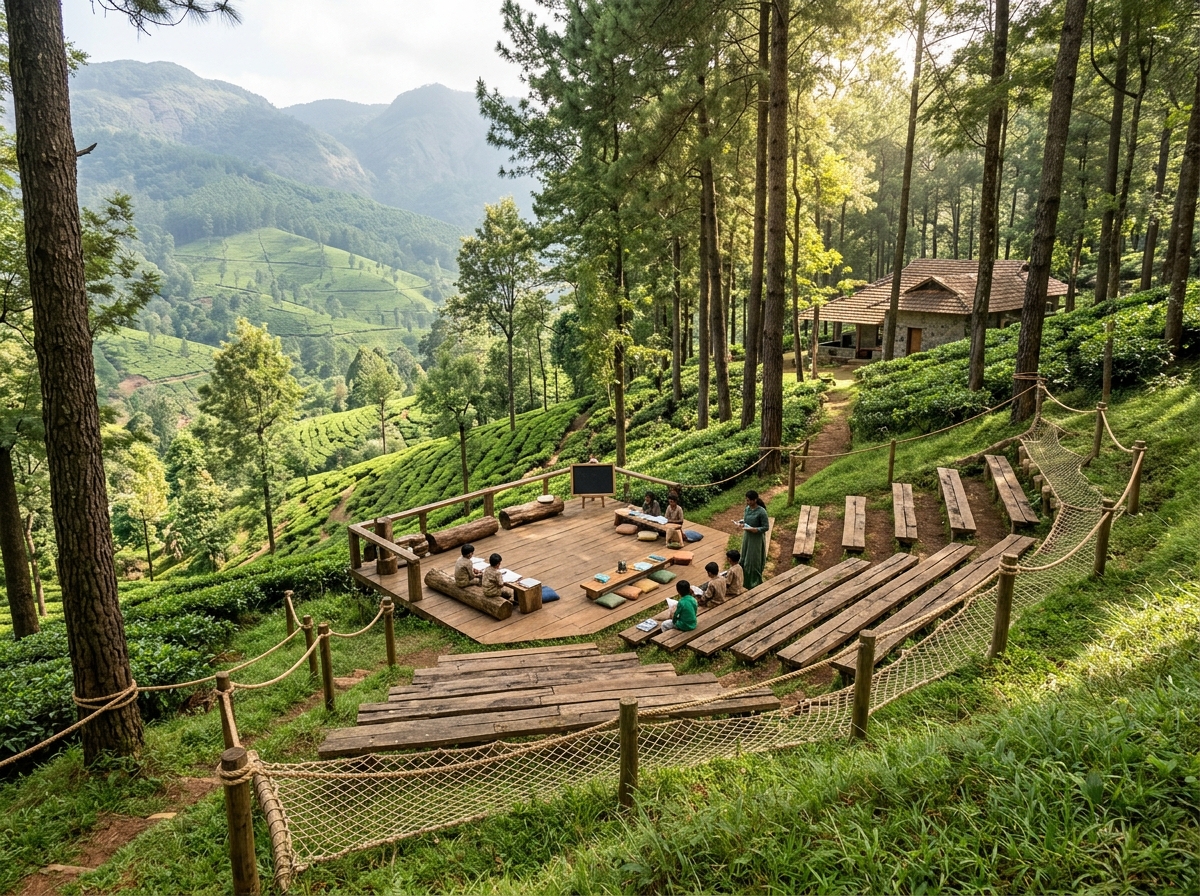 The Green Hills Academy Forest Amphitheater