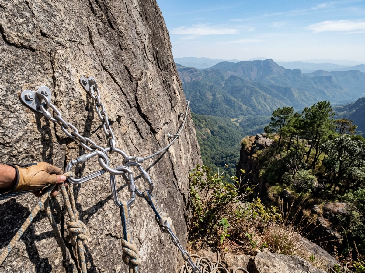 Western Ghats Adventure Park Belay Anchors